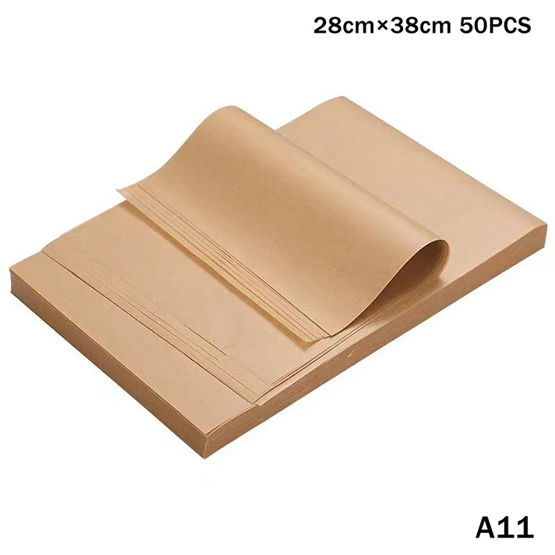 Square Parchment Paper Sheets 50/100 Pcs – Food Grade Baking Baking Parchment Paper Axl A11