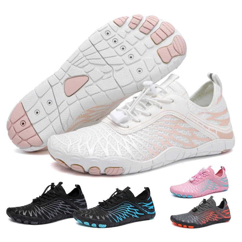 AZGB Unisex Aqua Water Shoes | Quick-Dry Anti-Slip Barefoot Aqua Water Shoes Axl