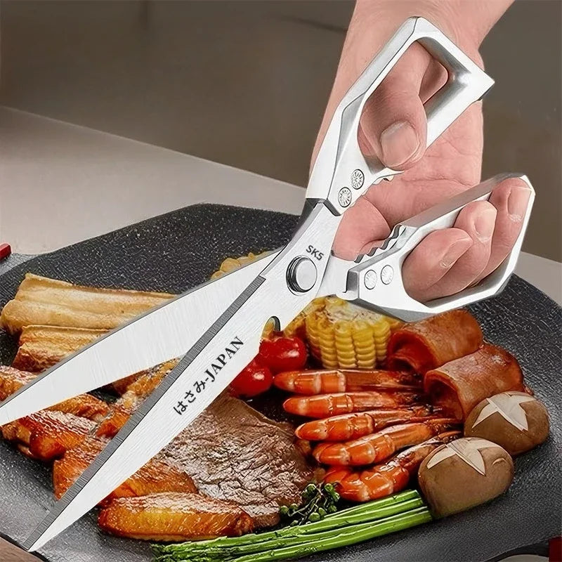 Heavy Duty Stainless Steel Kitchen Scissors & BBQ Shears Kitchen Shears Axl