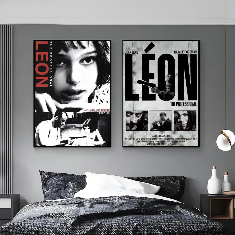 Leon The Professional Movie Poster – HD Waterproof Wall Art Movie Wall Poster Axl