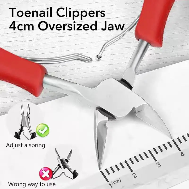 Professional Stainless Steel Pedicure Nail Clipper Set – 4 Pcs Pedicure Nail Clipper Set Axl