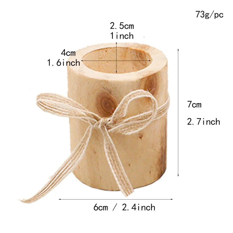 Wooden Cylinder Candle Holder – Wedding & Home Décor Gift Wooden Candle Holder Axl A3