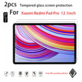 2-Pack HD Tempered Glass Screen Protector for Redmi Pad Pro & SE Tablet Screen Protector Axl Redmipad pro12.1inch