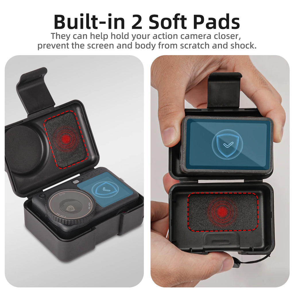 Shockproof Case for DJI Action 6/5 Pro/4/3 | EVA Storage Case Camera Storage Case Axl