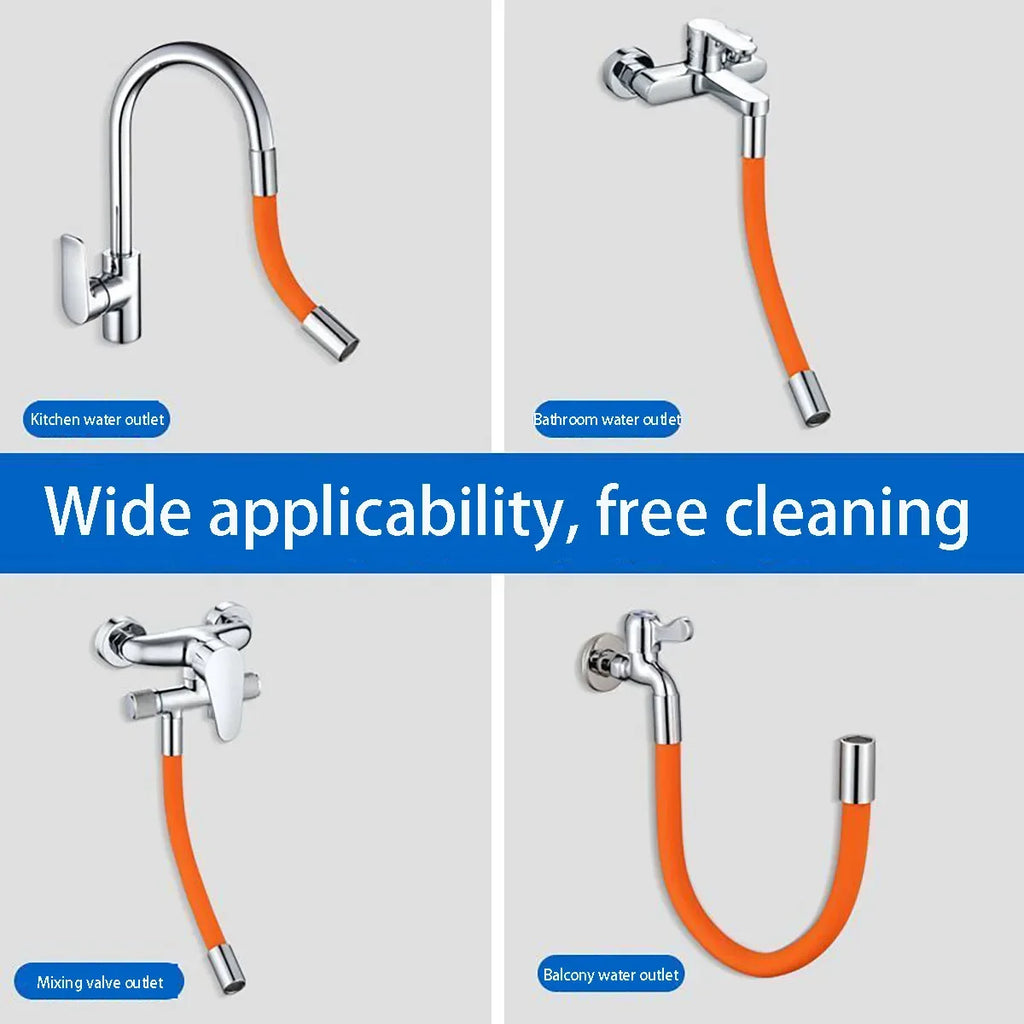 Universal Faucet Extension Pipe – Anti-Splash Water Extender Faucet Extension Pipe Axl