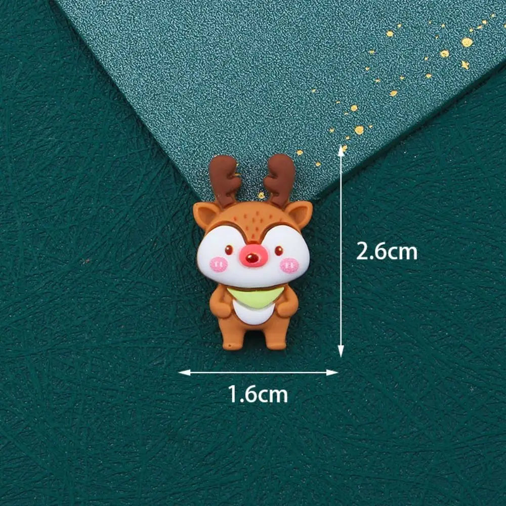 10-Pc Mini Christmas Resin Flatback Cabochons for DIY Crafts Resin Craft Cabochons Axl 5