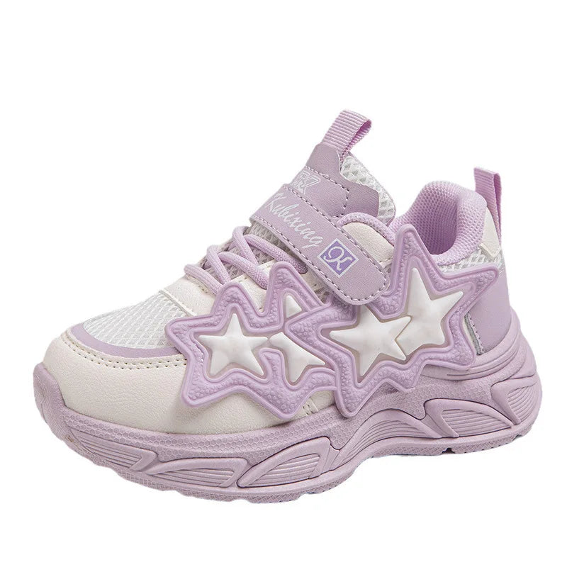 Girls Air Mesh Sneakers – Kids Casual Sports Running Shoes Girls Kids Sneakers Axl