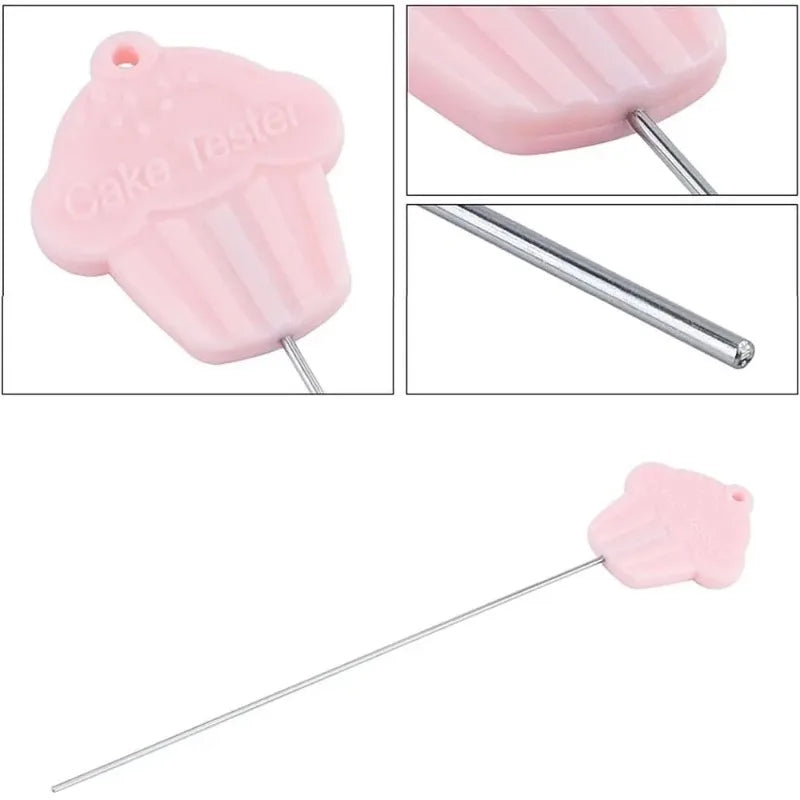 Stainless Steel Cake Tester Needle with Heat-Safe Handle Cake Tester Needle Axl