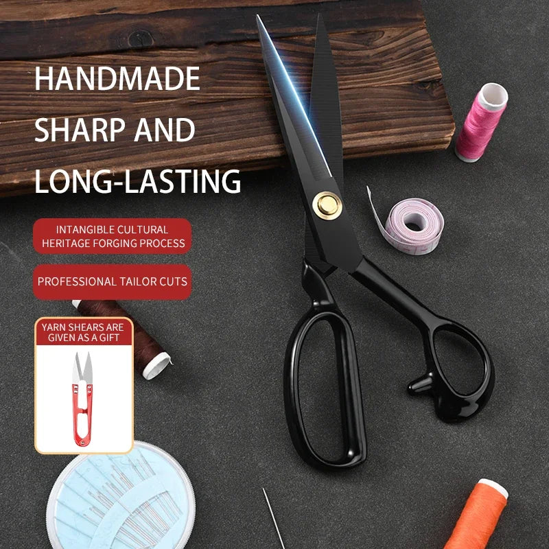 Professional Stainless Steel Sewing & Embroidery Scissors – 9" Sewing Scissors Axl