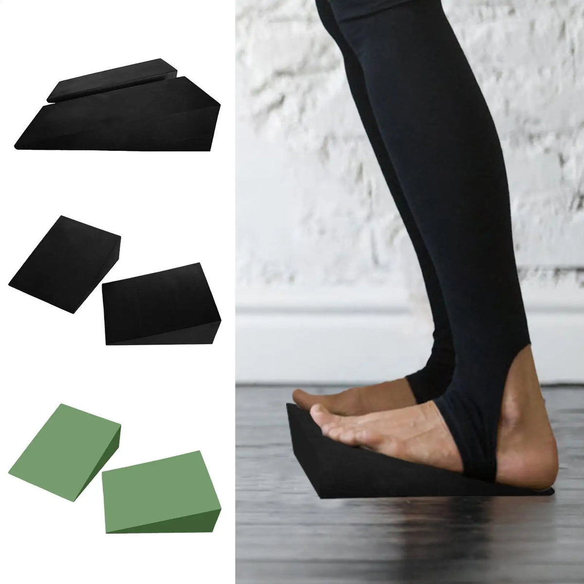 EVA Foam Yoga Wedge Blocks – Squat Slant Board Pair Yoga Wedge Block Axl