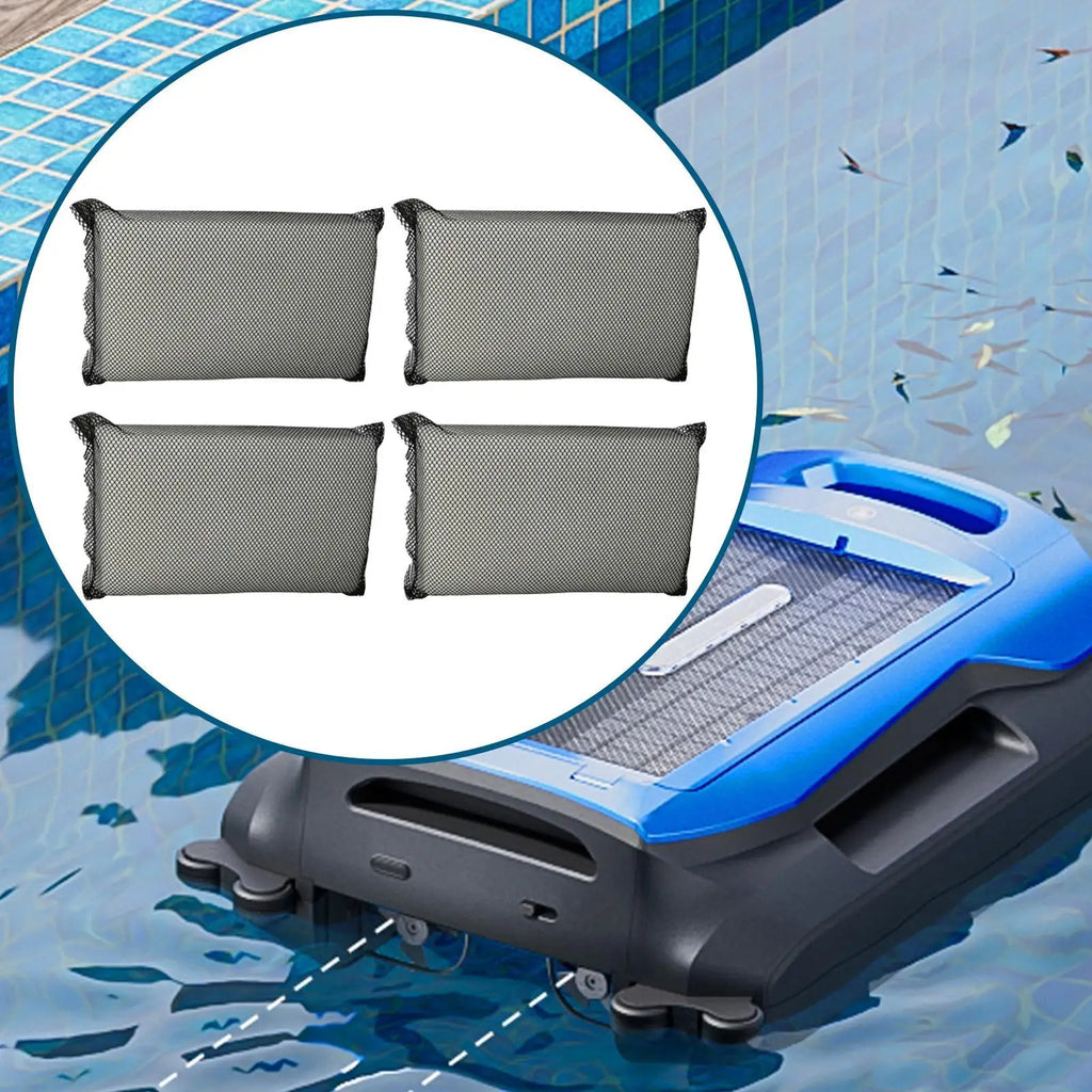 4-Pack Robotic Pool Cleaner Replacement Filter Pads Pool Filter Pads Axl