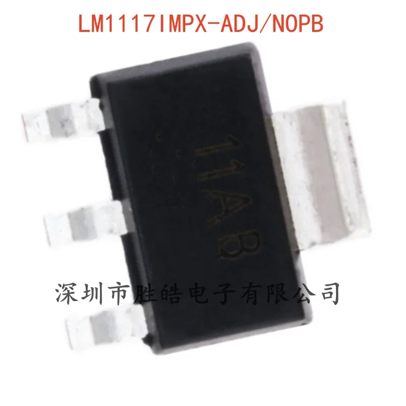 5-Pack LM1117 ADJ LDO Voltage Regulator IC SOT-223 Package Voltage Regulator IC Axl Default Title