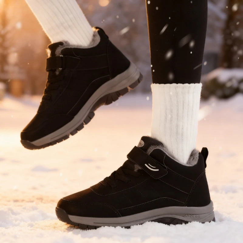 Women's Winter Fur-Lined Ankle Boots – Warm Non-Slip Winter Ankle Boots Axl