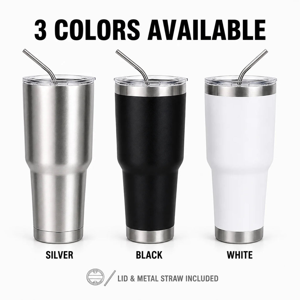 Uwhise 30oz Insulated Tumbler Vacuum Travel Mug with Straw Insulated Travel Tumbler Axl