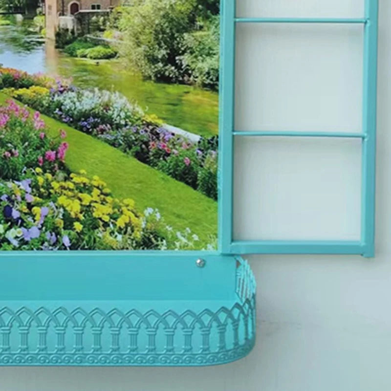Nordic Iron Wall Shelf – Single-Tier Metal Storage Rack Wall Storage Shelf Axl