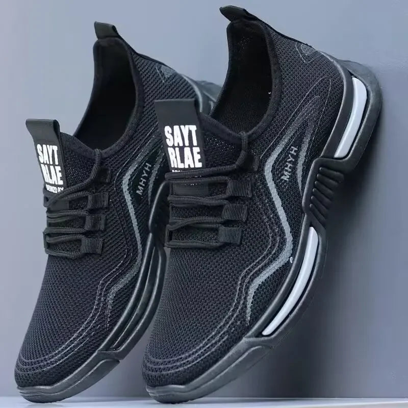 Men's Breathable Platform Sneakers – Non-Slip Outdoor Tennis Shoes Platform Sneakers Axl