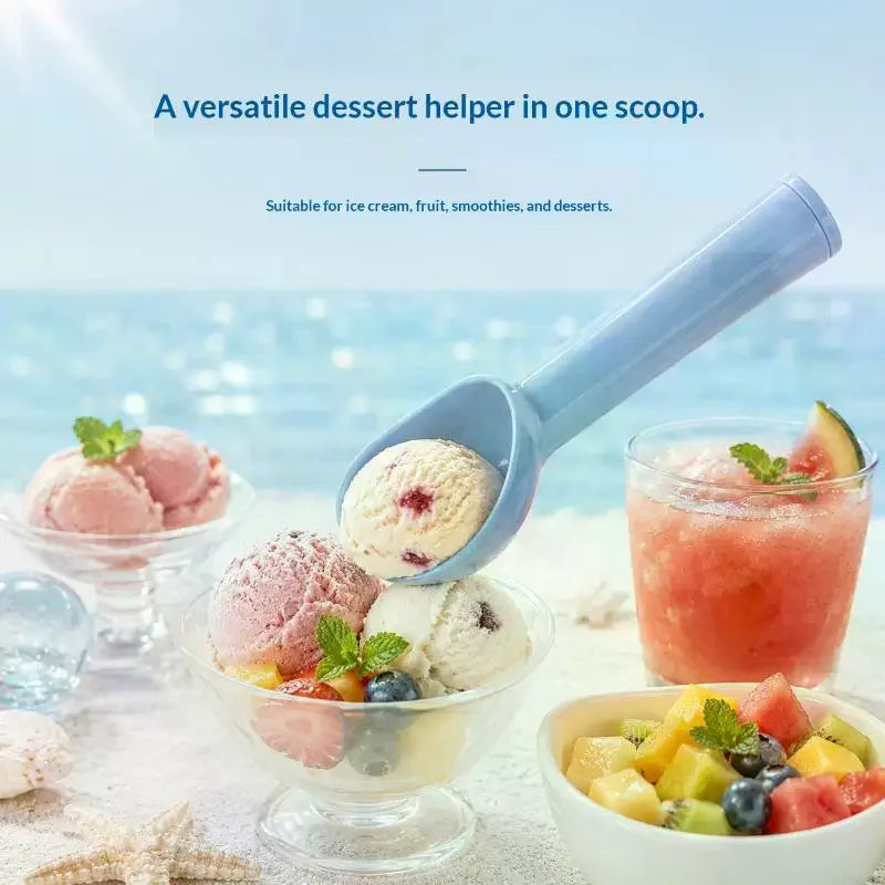 Plastic Ice Cream Scoop – Ergonomic Handle, 6 Pastel Colors Ice Cream Scoop Axl