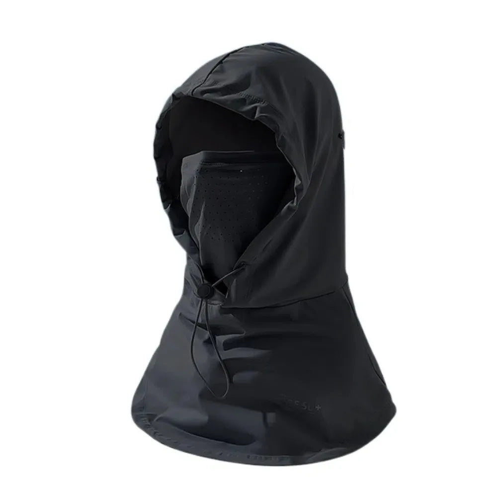 UV Protection Ice Silk Balaclava Hat – Full Face Sun Cover Balaclava Sun Hat Axl Black