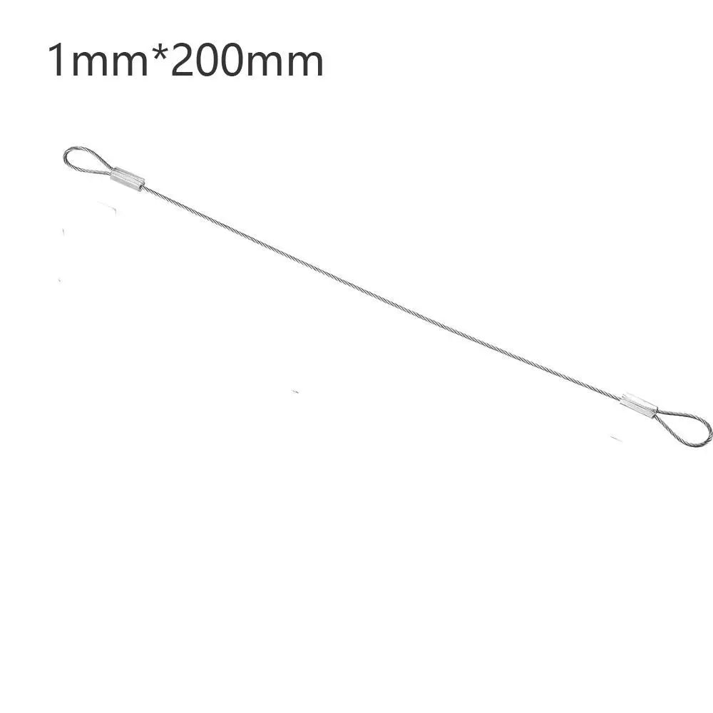 Stainless Steel Safety Cable Wire – Stage Light Security Rope Safety Cable Wire Axl 1PC-1mm