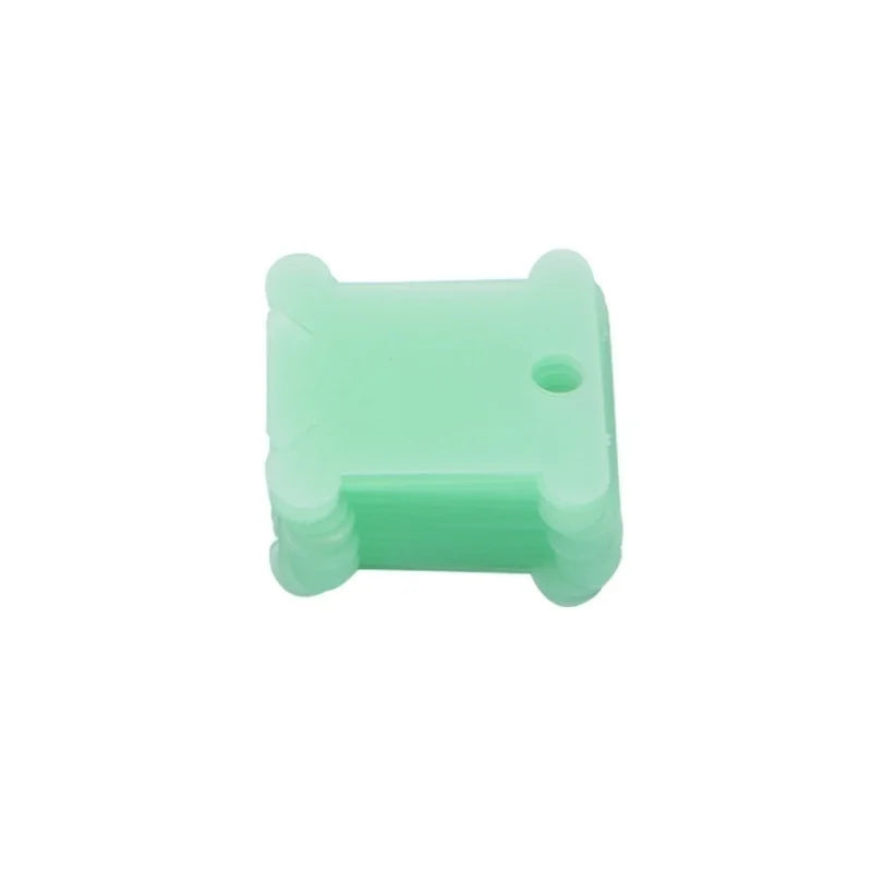 100 Plastic Thread Bobbins – Embroidery Floss Organizer Set Thread Bobbin Organizer Axl green