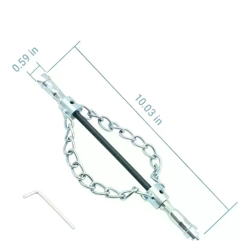 16MM Flex Shaft Drain Descaling Chain Pipe Cleaning Tool Drain Cleaning Tool Axl Default Title