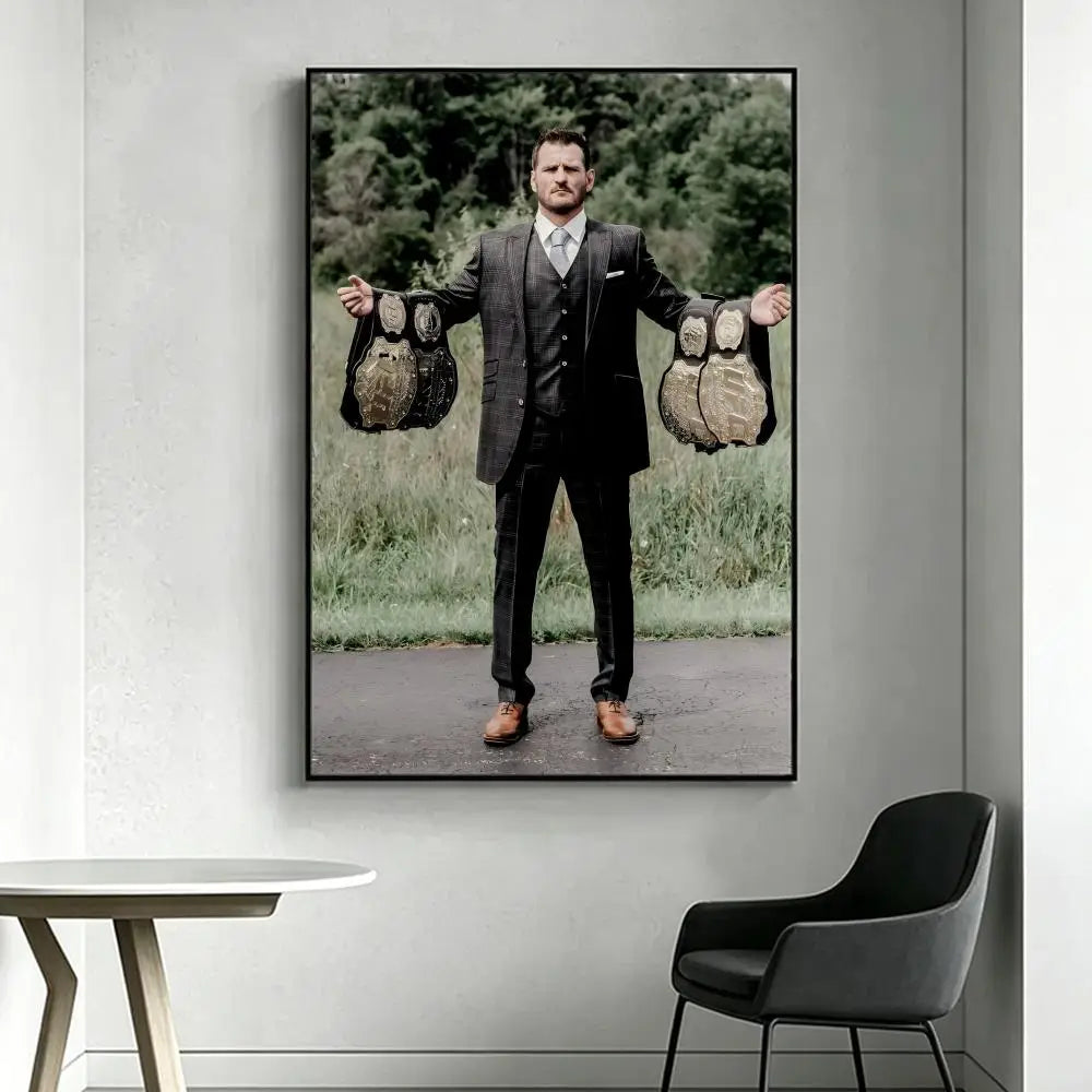 Stipe Miocic Boxer HD Art Poster – Waterproof Wall Decor Wall Art Poster Axl White10 30X40cmNoframe