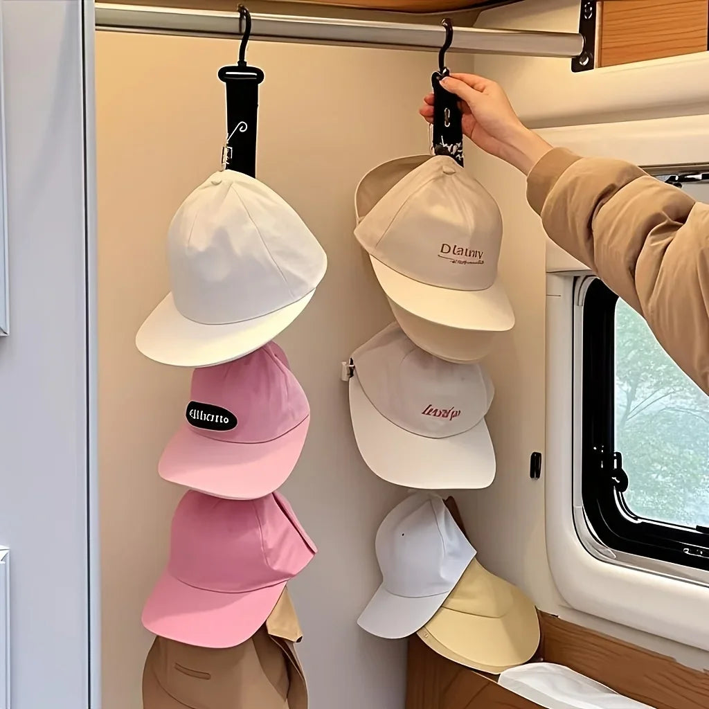 Stainless Steel Hat Rack – Wall-Mounted Hat & Cap Organizer Wall Hat Rack Axl