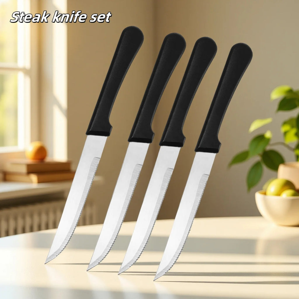 Stainless Steel Steak Knife – Dishwasher Safe PP Handle Steak Knife Axl