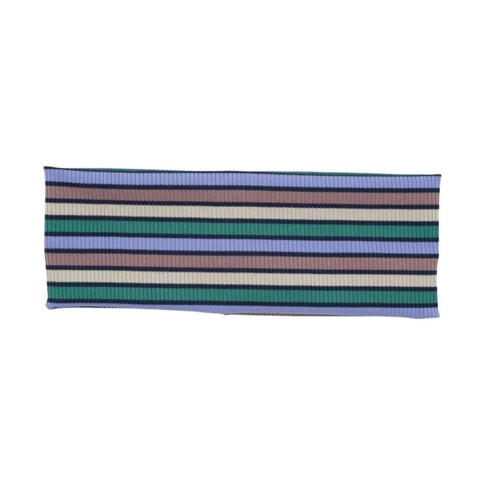 Wide Elastic Striped Sports Headband – Non-Slip Yoga & Tennis Sports Headband Axl Purple