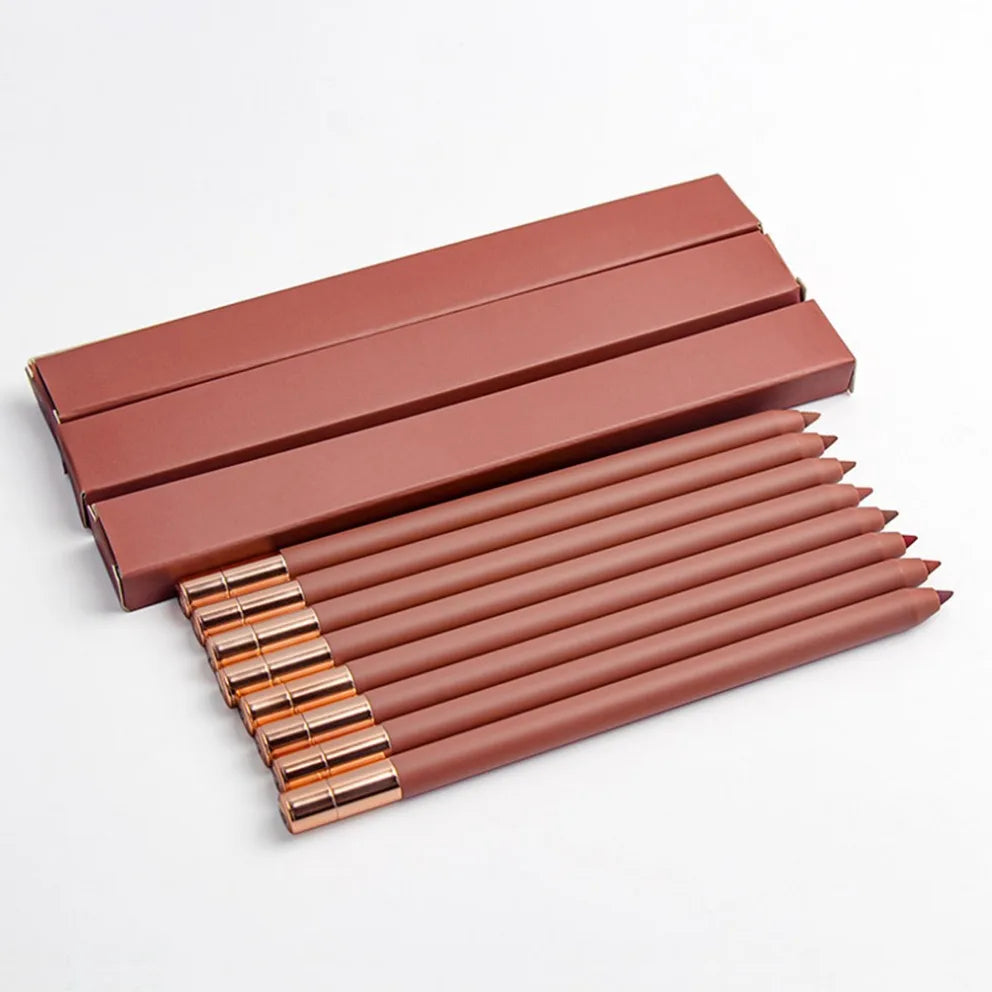 Vegan Matte Nude Lip Liner – Waterproof Long-Lasting Pencil Lip Liner Pencil Axl