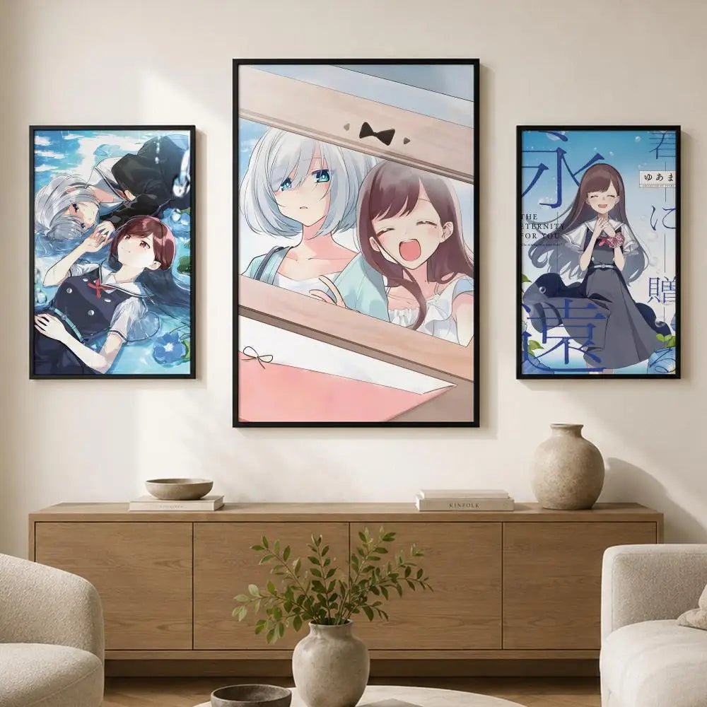Anime Kimi to Tsuzuru Utakata PVC Wall Poster – Peel & Stick HD Anime Wall Poster Axl