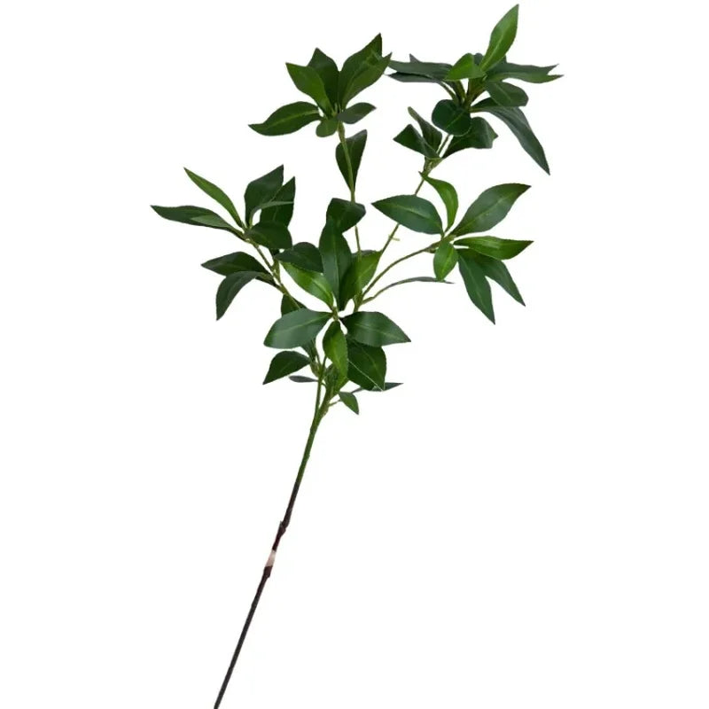 80CM Artificial Green Leaf Branch – Indoor & Outdoor Decor Artificial Plant Branch Axl