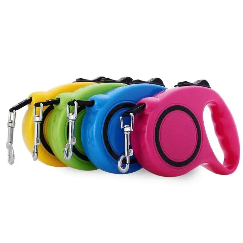 Retractable Dog Leash 3M/5M – One-Hand Lock Small & Medium Dogs Retractable Dog Leash Axl