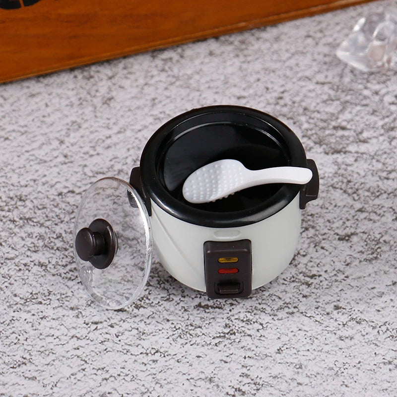 1:12 Dollhouse Miniature Rice Cooker – Kitchen Decor Accessory Dollhouse Accessory Axl