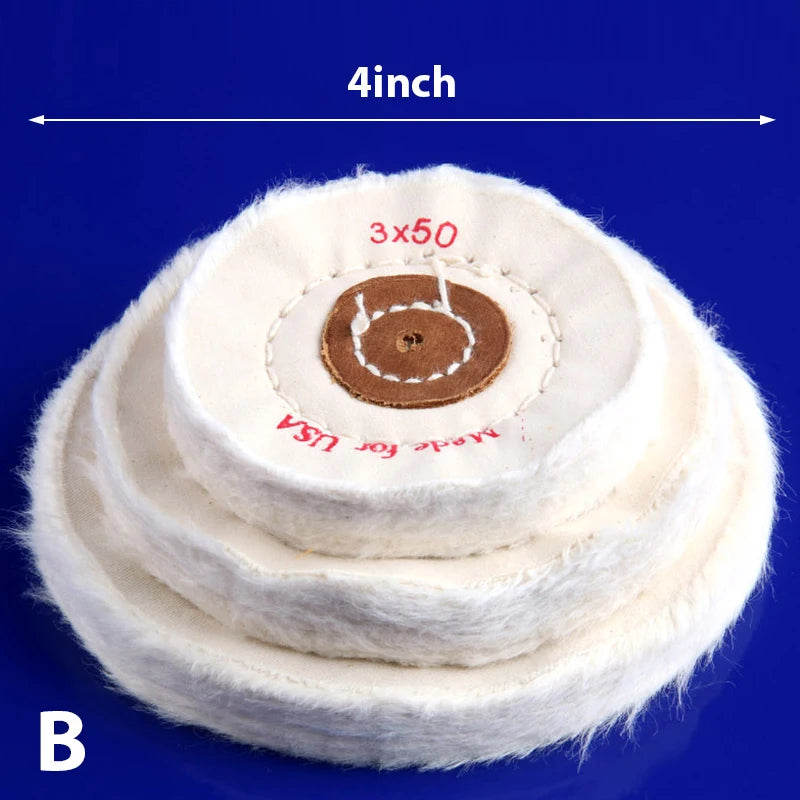 Cotton Buffing Polishing Wheel 3–8 Inch | Jewelry & Mirror Finish Buffing Polishing Wheel Axl 3inch