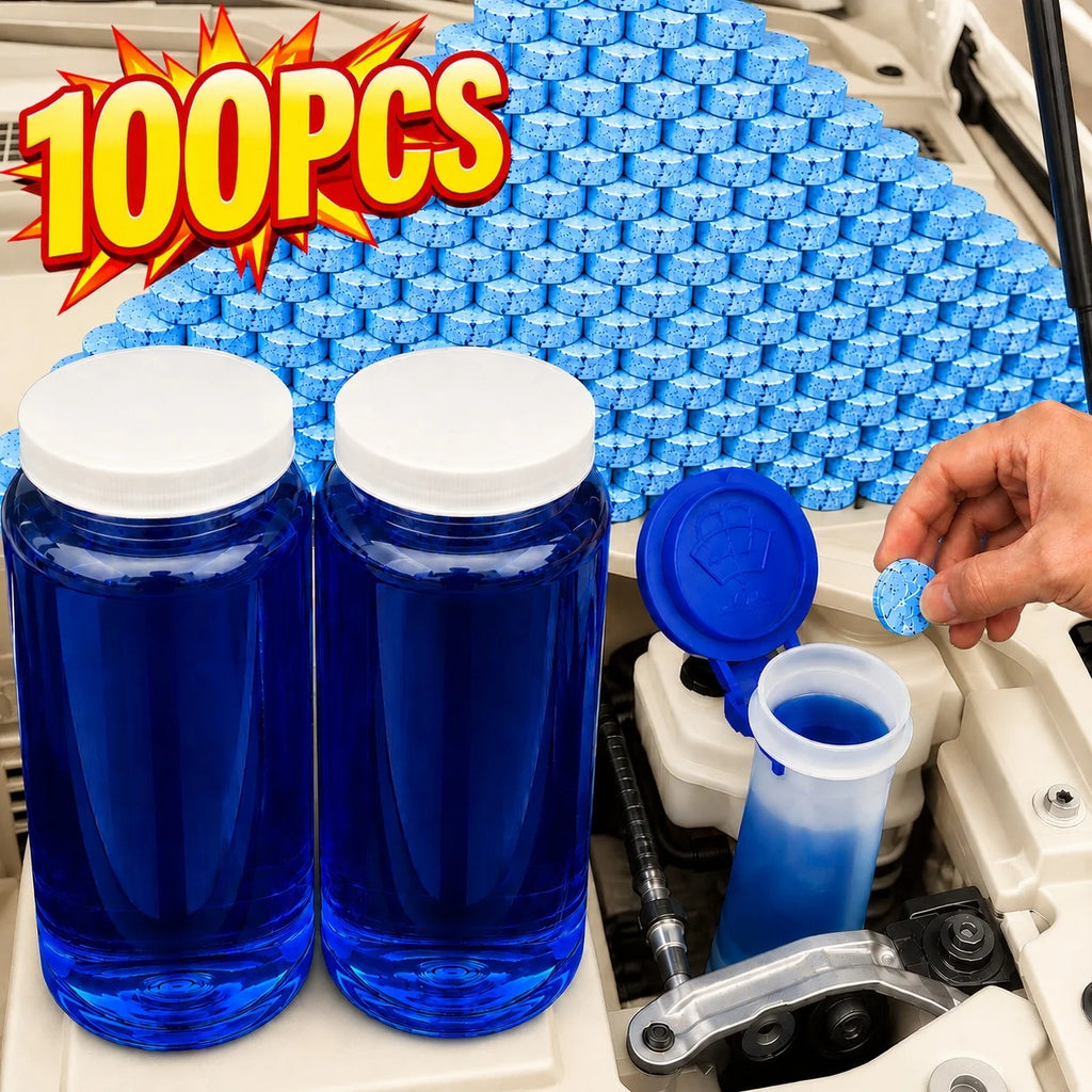 Car Windshield Cleaner Effervescent Tablets | Concentrated Glass Wash Windshield Cleaner Tablets Axl