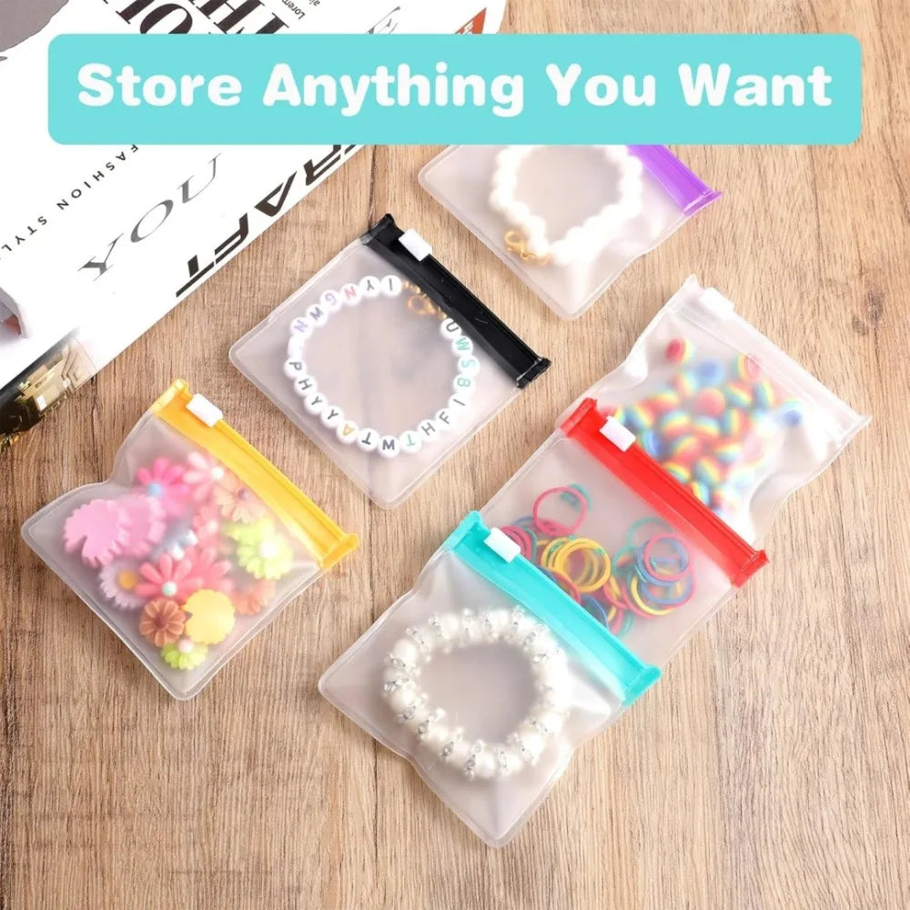 Reusable Zipper EVA Storage Pouches – Pill & Organizer Bags 28/7pc Zipper Storage Pouches Axl