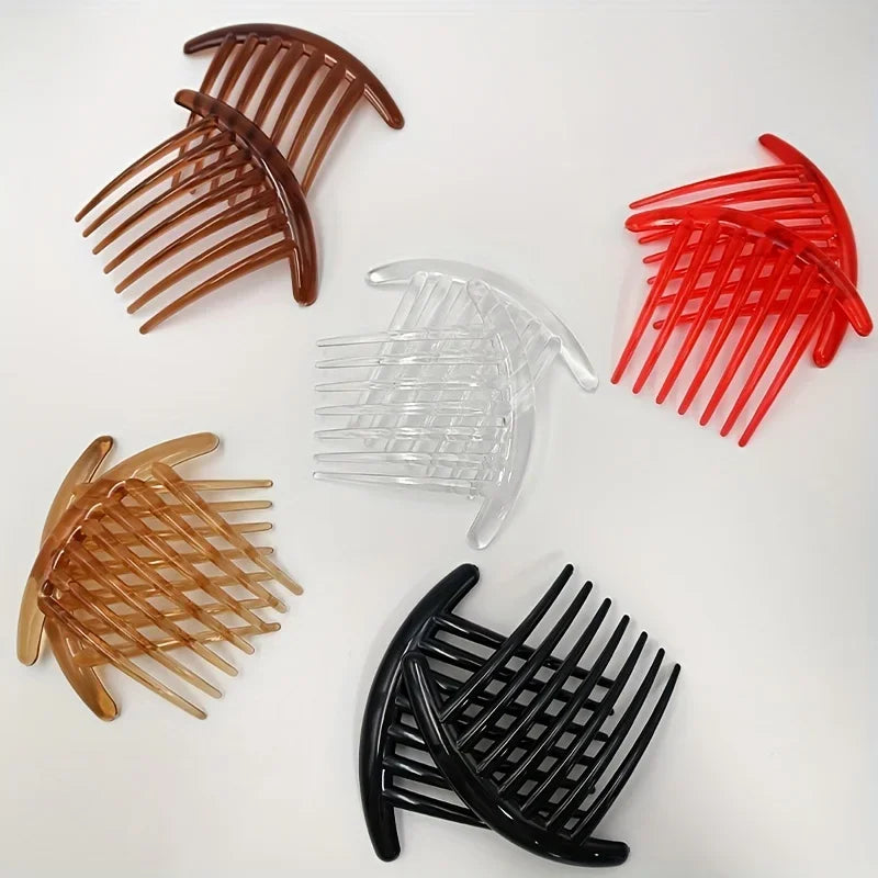 Seven-Tooth Shaped Hair Comb – Durable Handle for All Styles Hair Styling Comb Axl