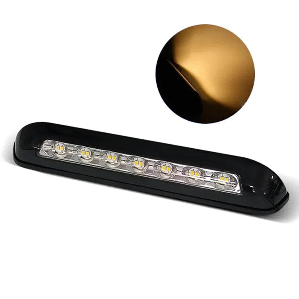 12V LED Awning Porch Light 8W – RV Caravan Camper Wall Lamp LED Awning Light Axl black-A