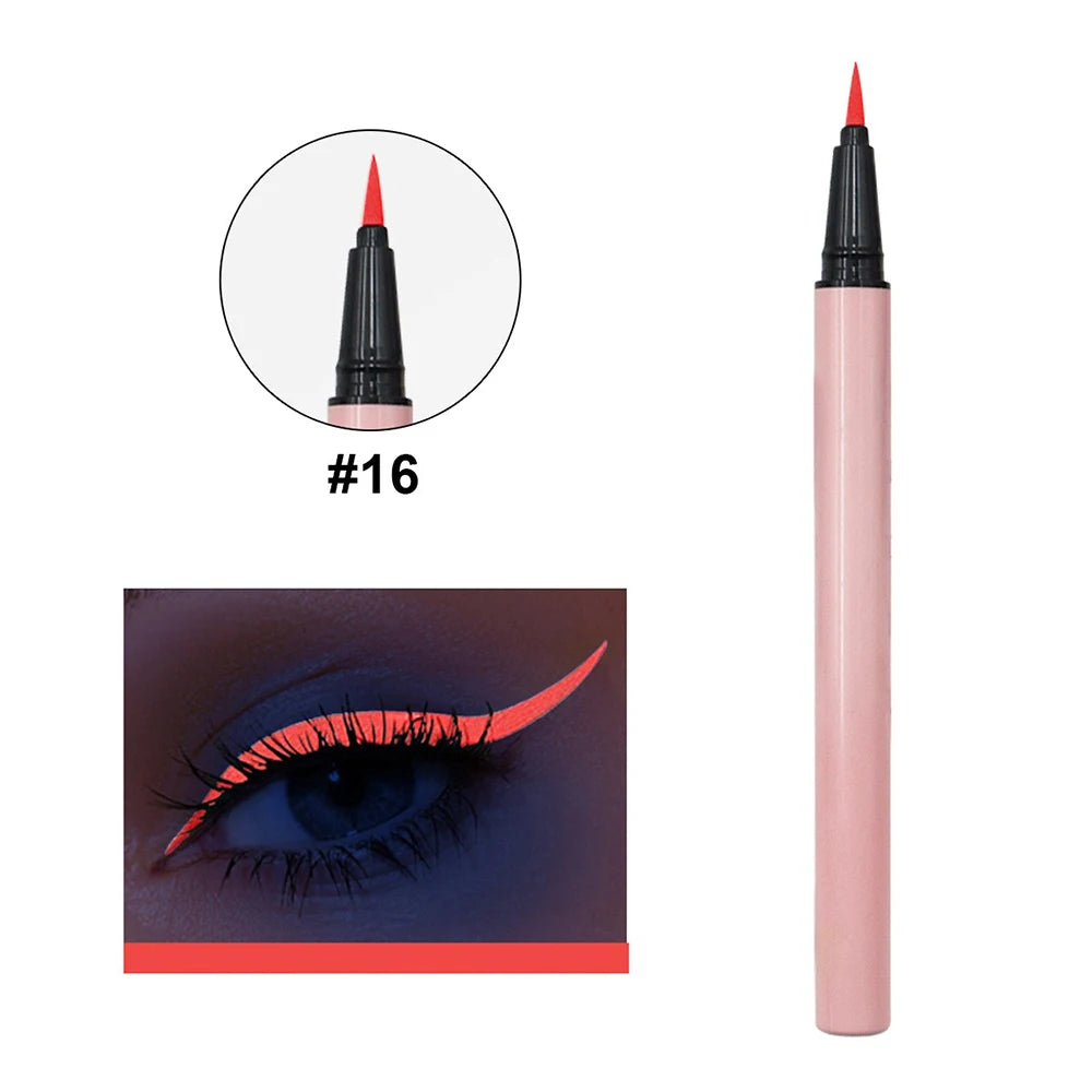 Pink Waterproof Liquid Eyeliner – Smudge Proof & Long Lasting Liquid Eyeliner Axl