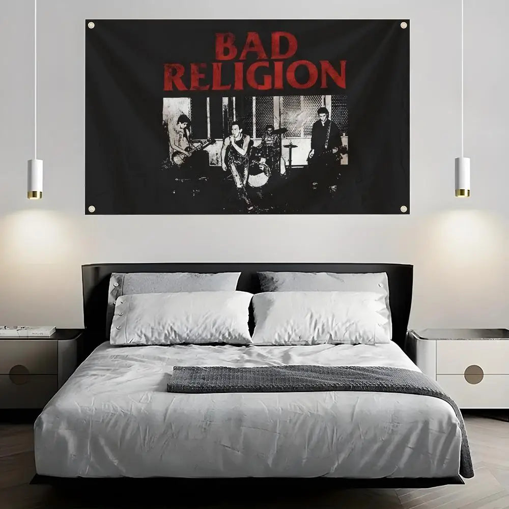 Bad Religion Band Flag – Wall & Concert Banner, 6 Sizes Band Wall Flag Axl