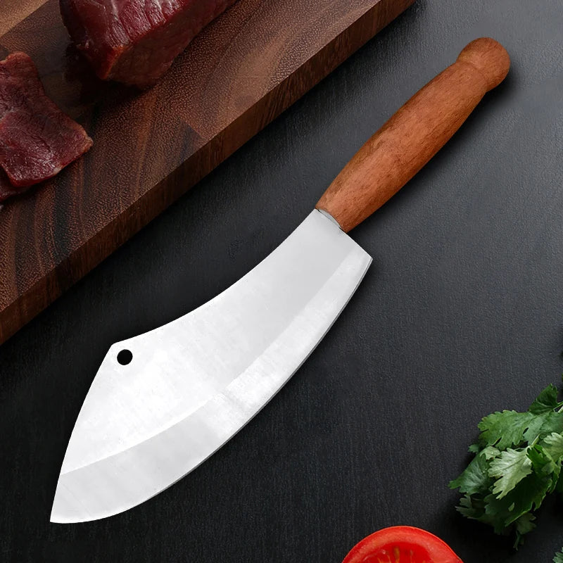 InLeung Hand Forged Boning Knife – Wood Handle Chef Knife Chef Boning Knife Axl