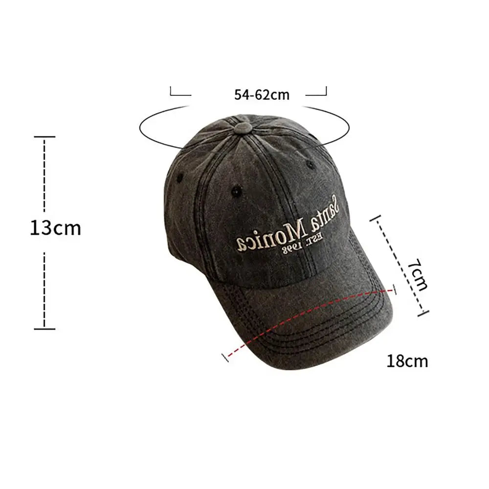 Women's Letter Embroidered Baseball Cap – Adjustable Cotton Sun Hat Baseball Cap Axl
