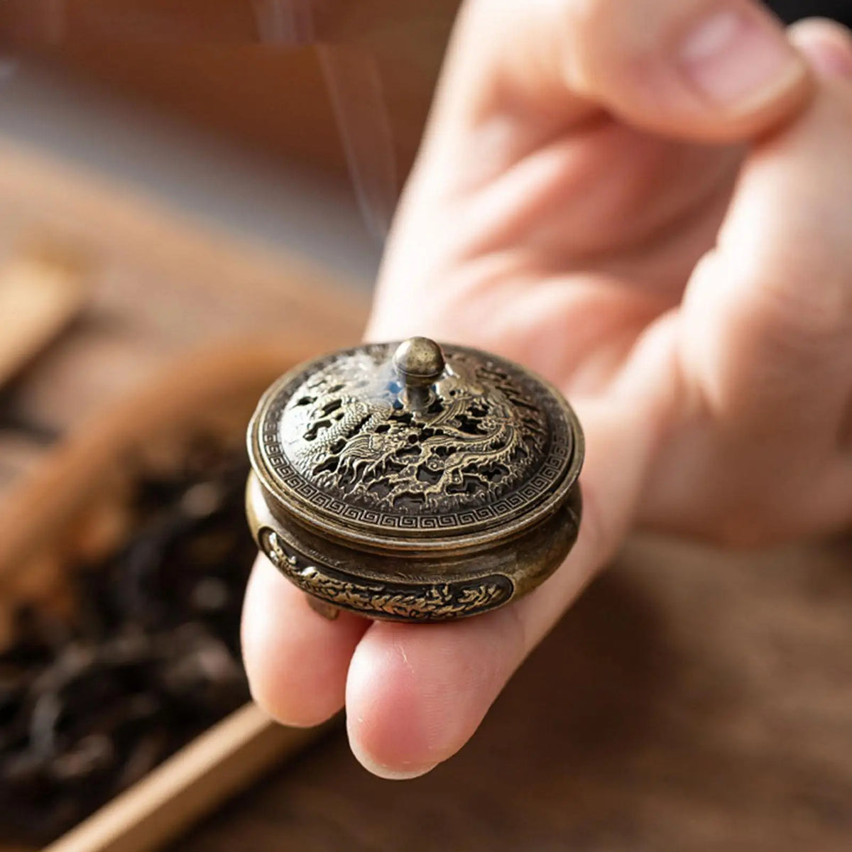 Mini Metal Incense Burner – Cone & Coil Holder for Yoga & Home Incense Burner Axl