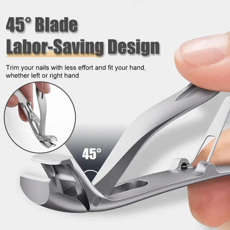 Stainless Steel Nail Clipper – Anti-Splash Thick Nail Trimmer Nail Clipper Axl