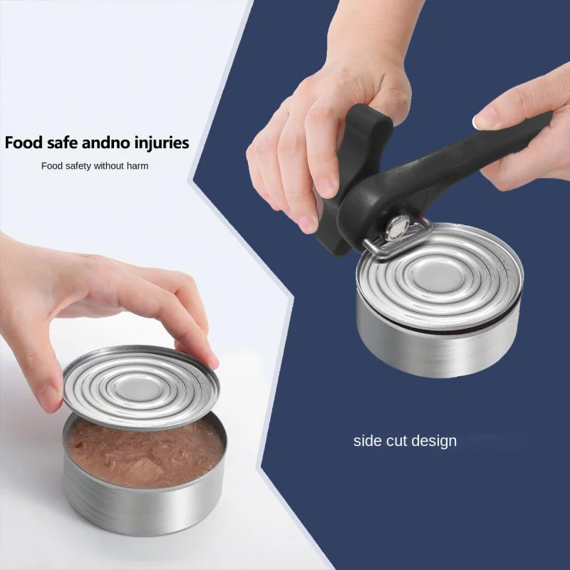 Stainless Steel Manual Safety Can Opener – Multifunctional Manual Can Opener Axl