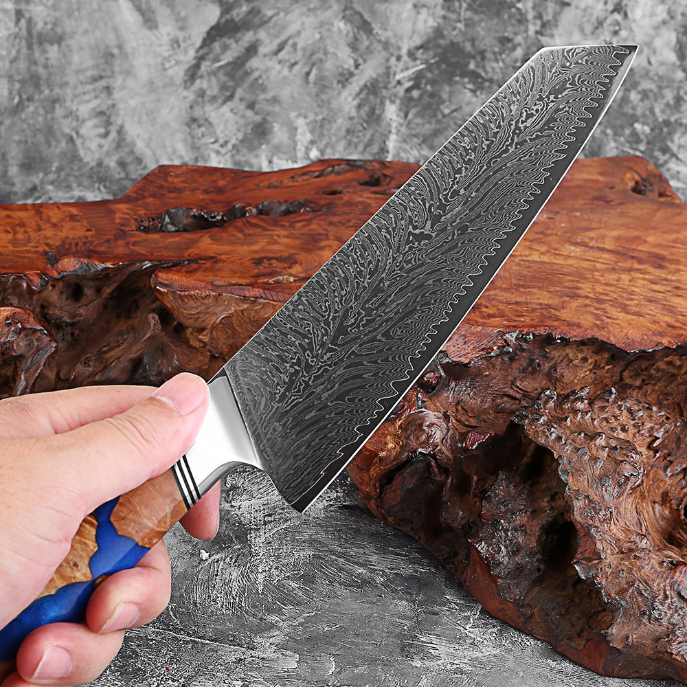 XITUO Damascus Chef Knife Set – 67-Layer VG10 Steel, 1–9 Pcs Damascus Knife Set Axl