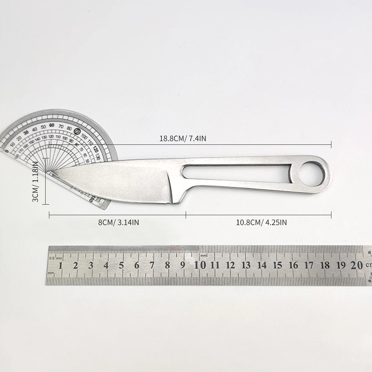 SHENJIU Fixed Blade Knife – Camping, Hunting & EDC Steel Tool Fixed Blade Knife Axl