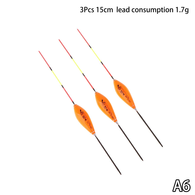 3-Pack High Sensitivity Fishing Floats – Plastic Bobbers Set Fishing Floats Axl A6