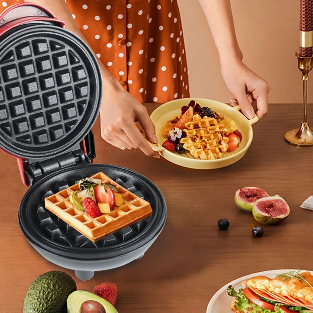 BALASHOV Mini Bubble Waffle Maker – Non-Stick Eggette Machine Bubble Waffle Maker Axl